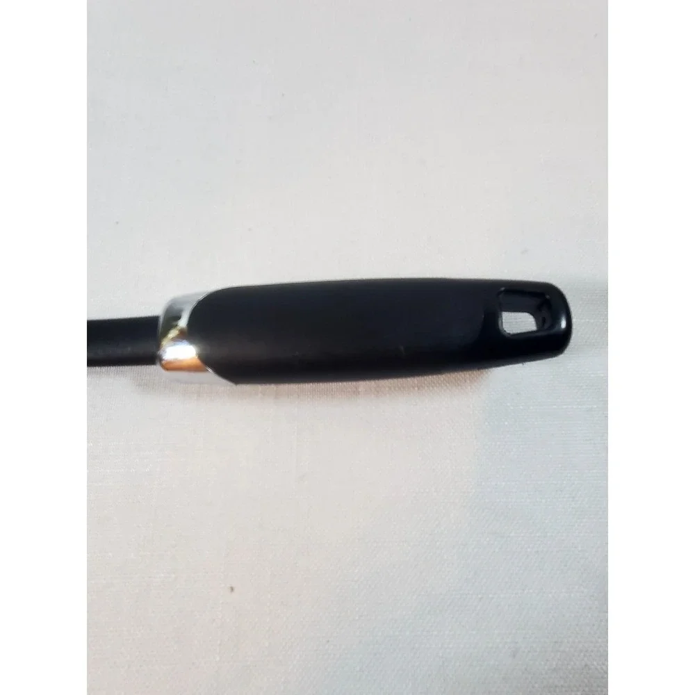 Black Silicone Spatula‎ Turner Heat Resistant Nonstick Safe Kitchen Utensil